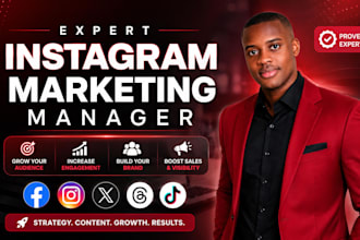 be your portuguese instagram marketing manager social media outreach manager