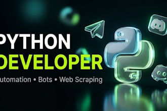 write custom python scripts for automation and web scraping