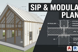 design structural sip barndominium plans and modular house blueprints