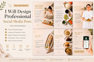 design custom social media posts for your business