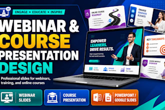 design webinar presentation and online course powerpoint slides