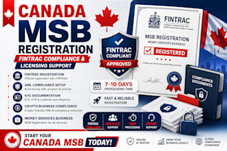 do canada msb registration, fintrac registration and aml compliance