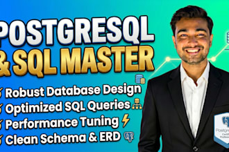 design postgresql database schemas and write optimized sql queries