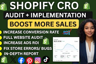 do shopify cro audit conversion rate optimization to boost sales