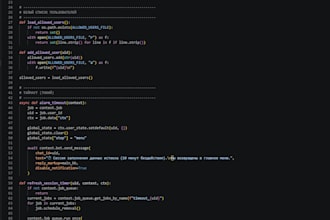 develop python telegram bot with google sheets API