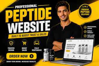 build peptide website research peptide website woocomerce peptide website