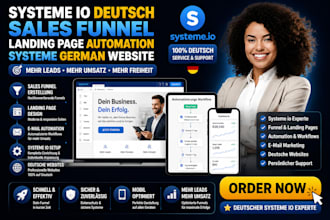 systeme io deutsch sales funnel landing page automation systeme german website