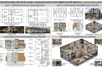 construction drawings for city permits, architect of city permit drawings