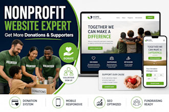build squarespace nonprofit charity ngo website with donation system