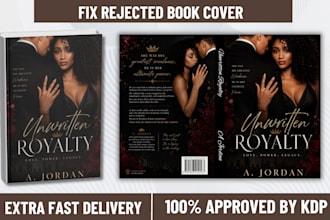 fix resize book cover fix rejected cover for amazon kdp kindle book cover design