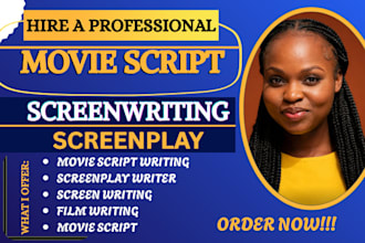 screenplay, screen writing, script writing, movie script, tv pilot, tv series