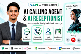 create vapi ai receptionist and ai calling agent