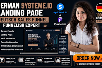 german systeme io german landing page deutsch systeme io sales funnel funnelish