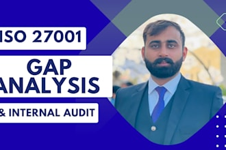 conduct iso 27001 internal audit and gap analysis