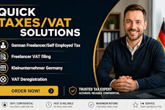 do german freelancer tax, self employed, eur, vat filing, deregistration elster