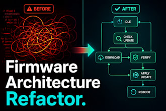 migrate your embedded firmware between rtos sdks and refactor its architecture