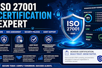 provide iso 27001 certification consulting and complete documentation