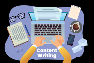 write professional articles on any topic