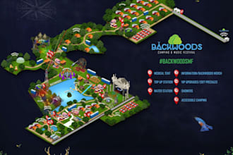 design custom wayfinding maps for venues, parks, campuses and public spaces