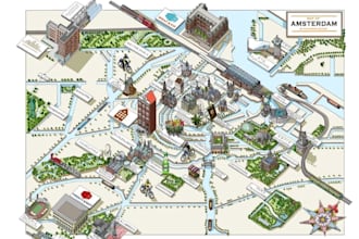 design custom wayfinding maps for venues, parks, campuses and public spaces