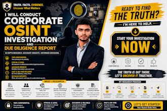 conduct corporate osint investigation and due diligence