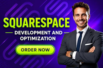 squarespace optimization and seo, squarespace development, design and redesign