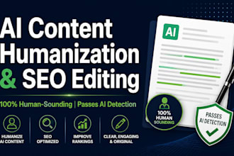 humanize ai content and edit it for SEO and natural flow