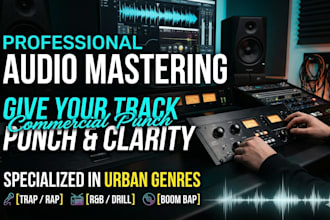 professionally master your rap, trap, or rnb song