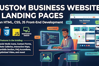 be your dedicated front end developer for your projects