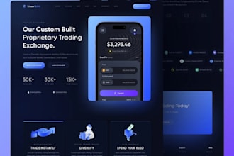 build crypto trading exchange wallet, forex broker website, crm, mt5
