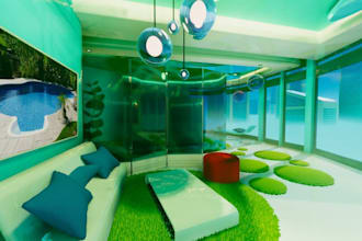 create custom vrchat world, vrc map, unity 3d environment and virtual world