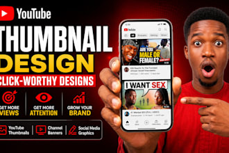 design thumbnails for your youtube channel