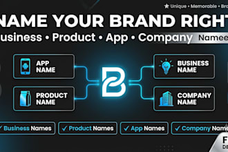 create memorable business names, product names, app names and company names