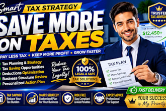 provide tax strategy, tax planning and tax saving consultation