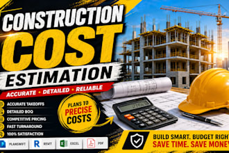 construction estimate, material takeoff and cost estimation