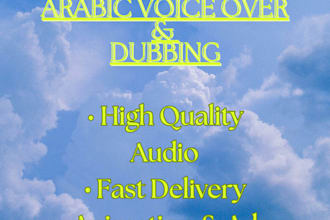 be your energetic professional arabic voice over actress