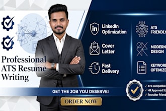 write a professional ats resume and linkedin optimization service