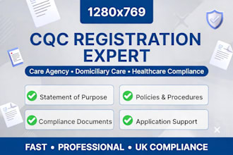 do cqc registration, compliance documents and application support