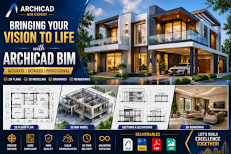 deliver archicad bim modeling, documentation, and layouts