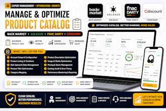 manage and optimize back market galaxus fnac darty cdiscount product catalog