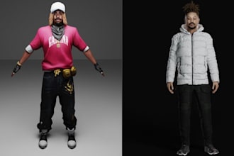 manufacture 3d modeling, 3d game character, 3d character modeling, 3d character