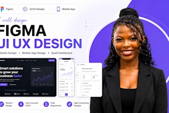 design figma website, UI UX website design, figma app UI UX design, mobile app
