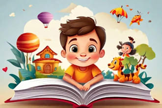 children book illustration, children storybook illustration, kids book design