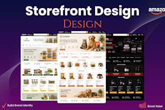 do a premium amazon storefront design