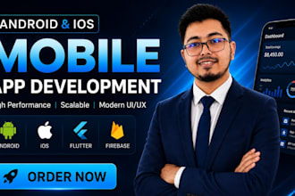 build a flutter mobile app for android and ios