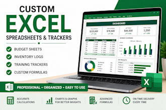 create a custom excel spreadsheet or tracker