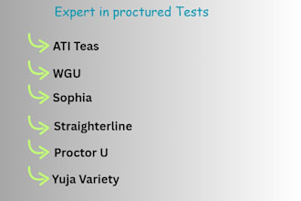 handle ati teas, sophia, straighterline, proctor u and yuja variety