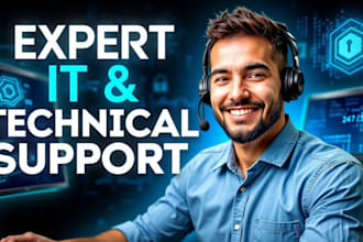 provide professional IT support, technical support, remote