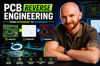 reverse engineer pcb boards, schematics, and electronic circuits
