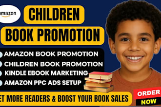 do amazon children book promotion, kindle ebook marketing KDP PPC ads